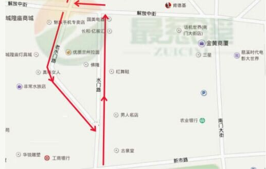 乌山路南二环至329国道段,由北往南单行.